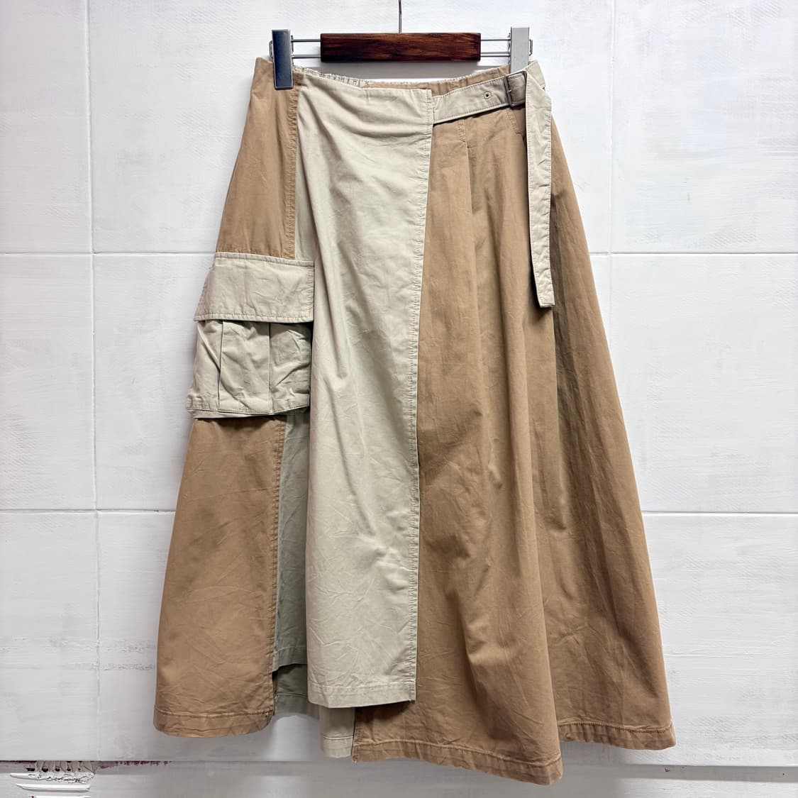 Riche glamour 코튼 포켓 언발 스커트 (M) JPN 상품이미지1