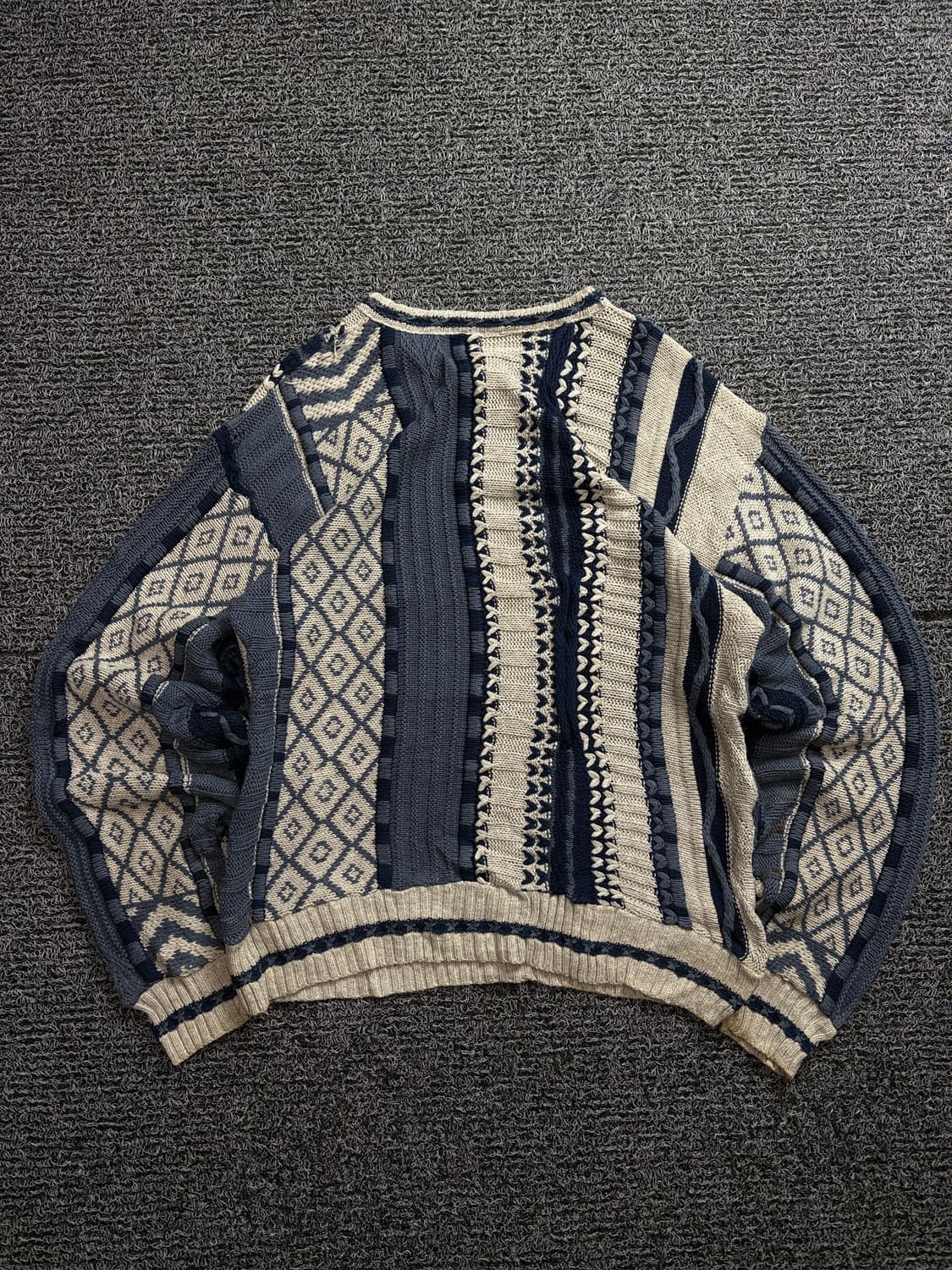 OLD GLORY US 아카이브 케이블 패턴 스웨터 1972 상품이미지6