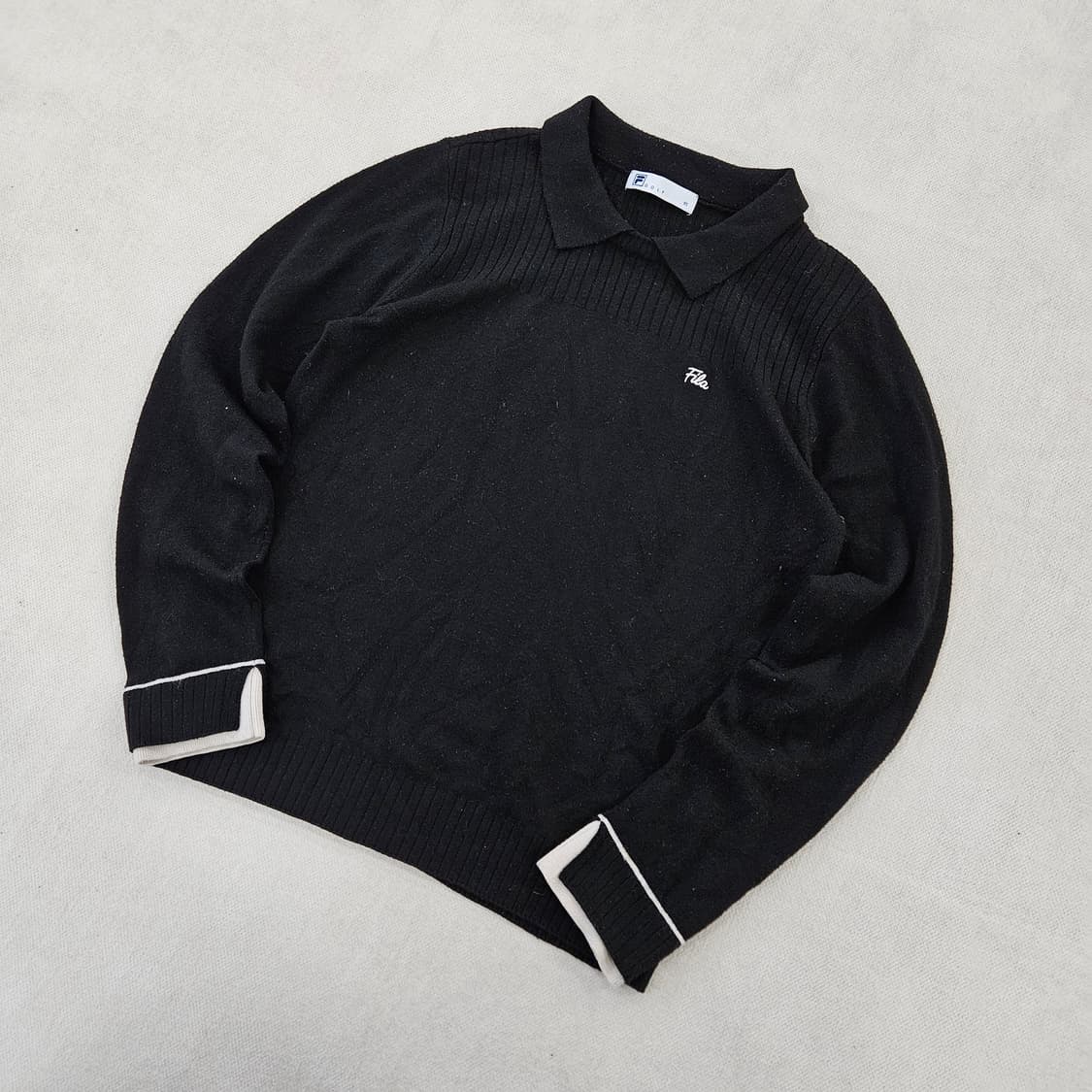 [95] 휠라 골프 카라 니트 스웨터 0121Y1 상품이미지1