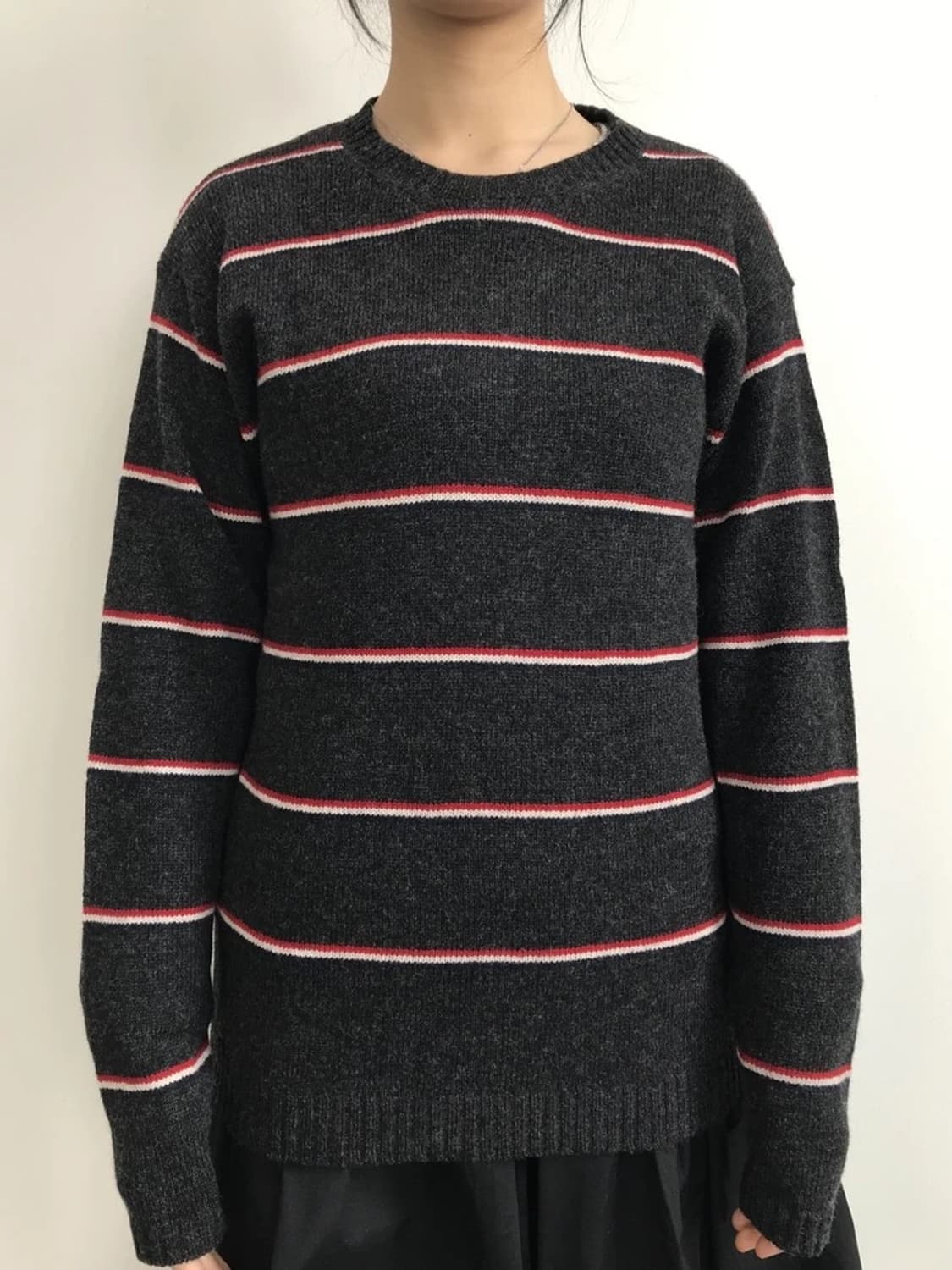 00's PPFM Wool Stripe Knit Sweater 상품이미지2