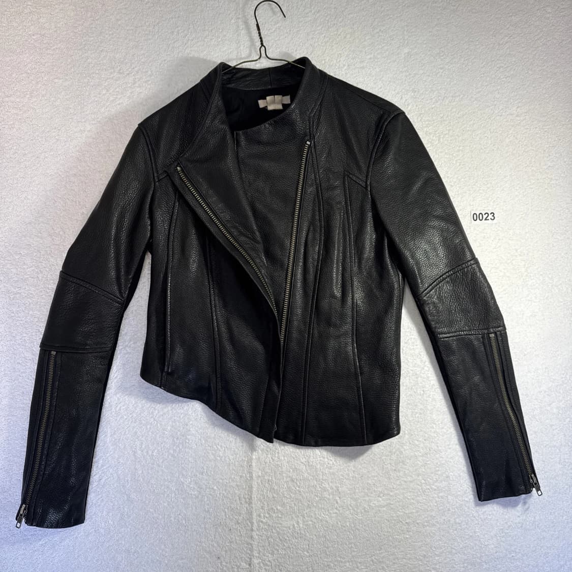 헬무트 랭 램스킨 레더 바이커 재킷 상품이미지1