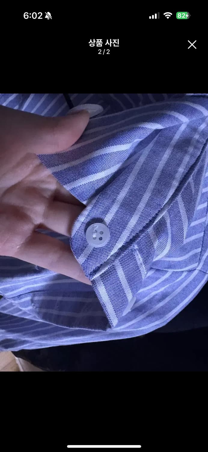 페일제이드 옥스퍼드 셔츠 블루 상품이미지2