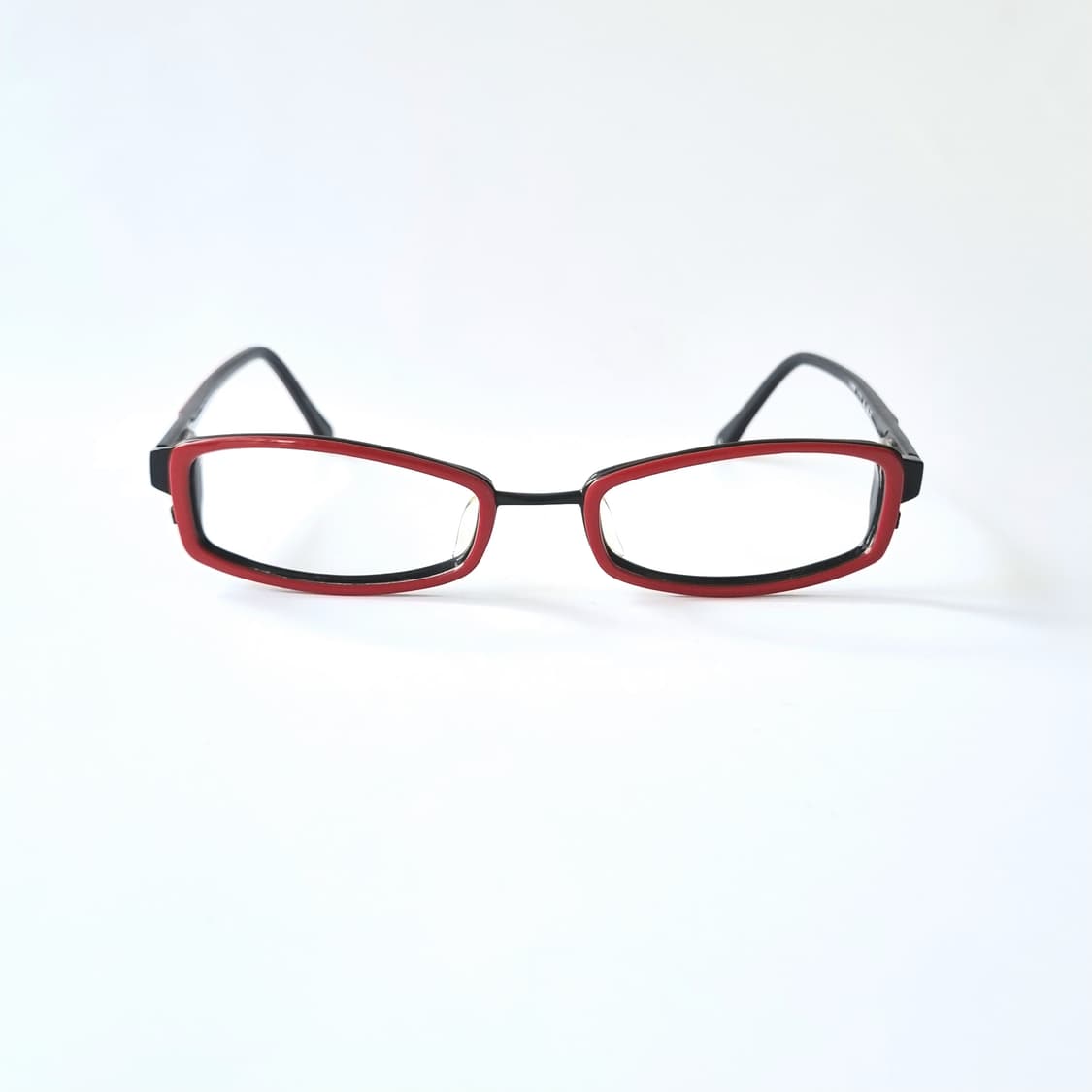 빈티지 긱시크 레드&블랙 포인트안경테 상품이미지3
