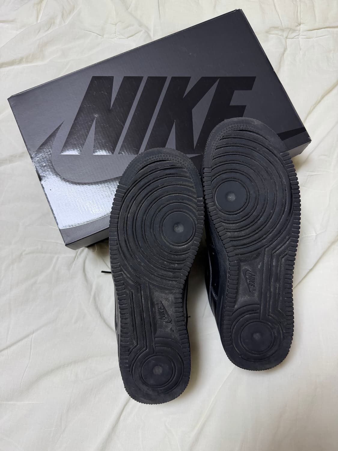 260 나이키 슈프림 에어포스 블랙 상품이미지5