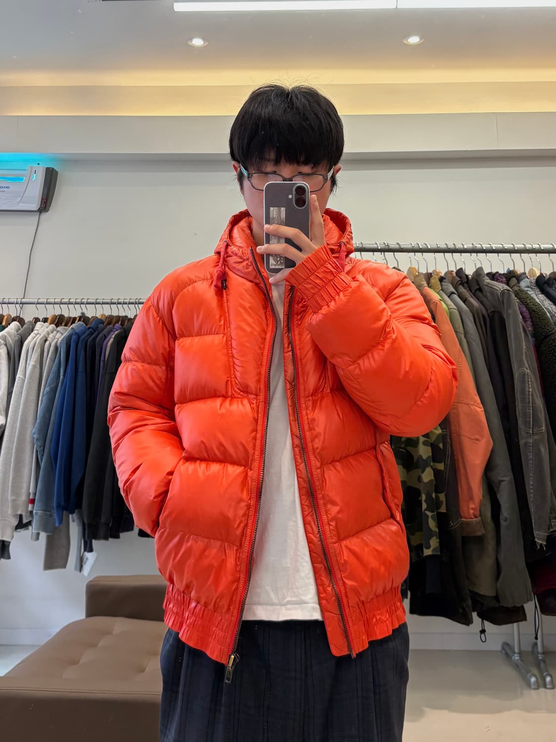 디젤 블랙골드 후드 다운 패딩  상품이미지7