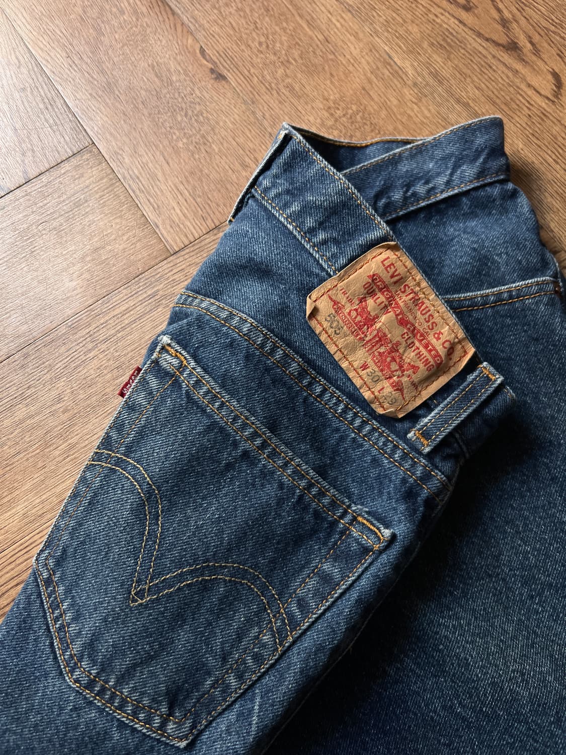 [30]00's 리바이스 USA 505 맥시코제 진청 데님 팬츠 상품이미지5