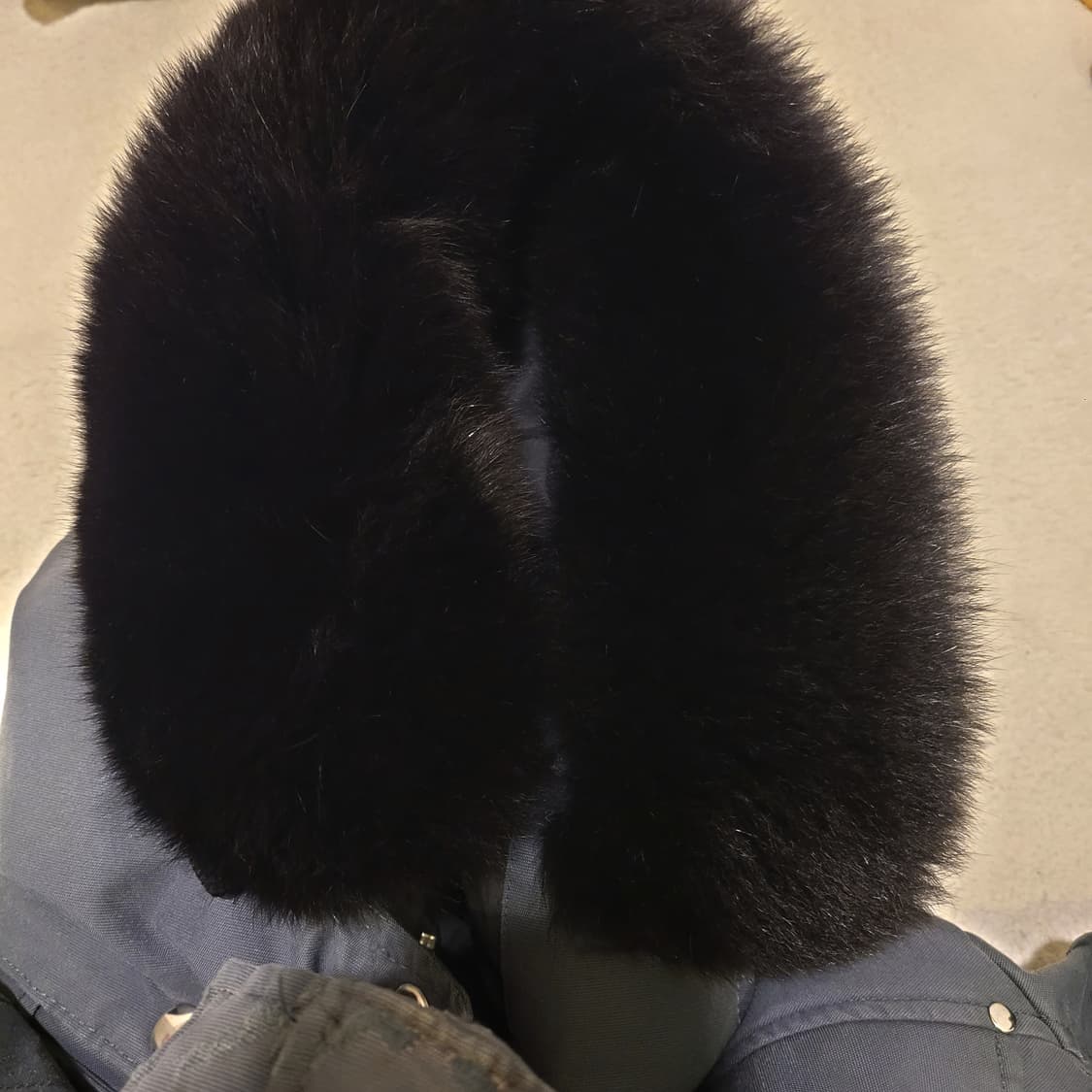 무스너클 스틸링 블랙퍼 패딩 M 상품이미지4