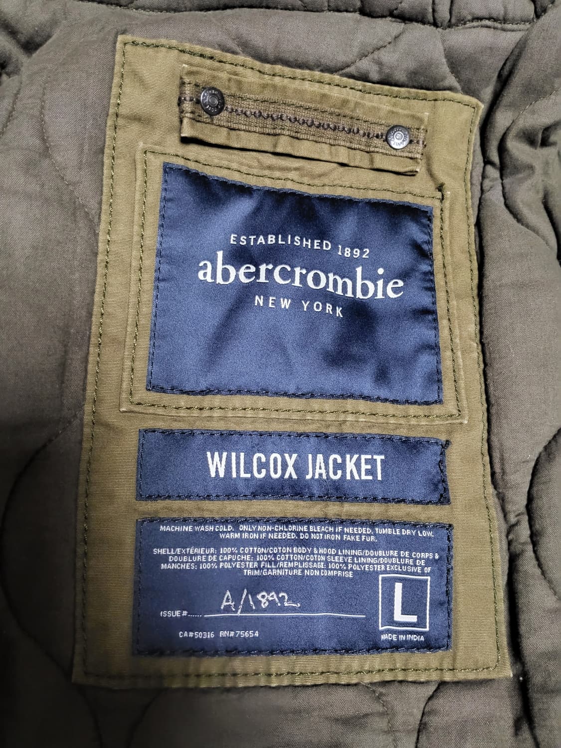 아베크롬비 윌콕스 헤비야상자켓 상품이미지8