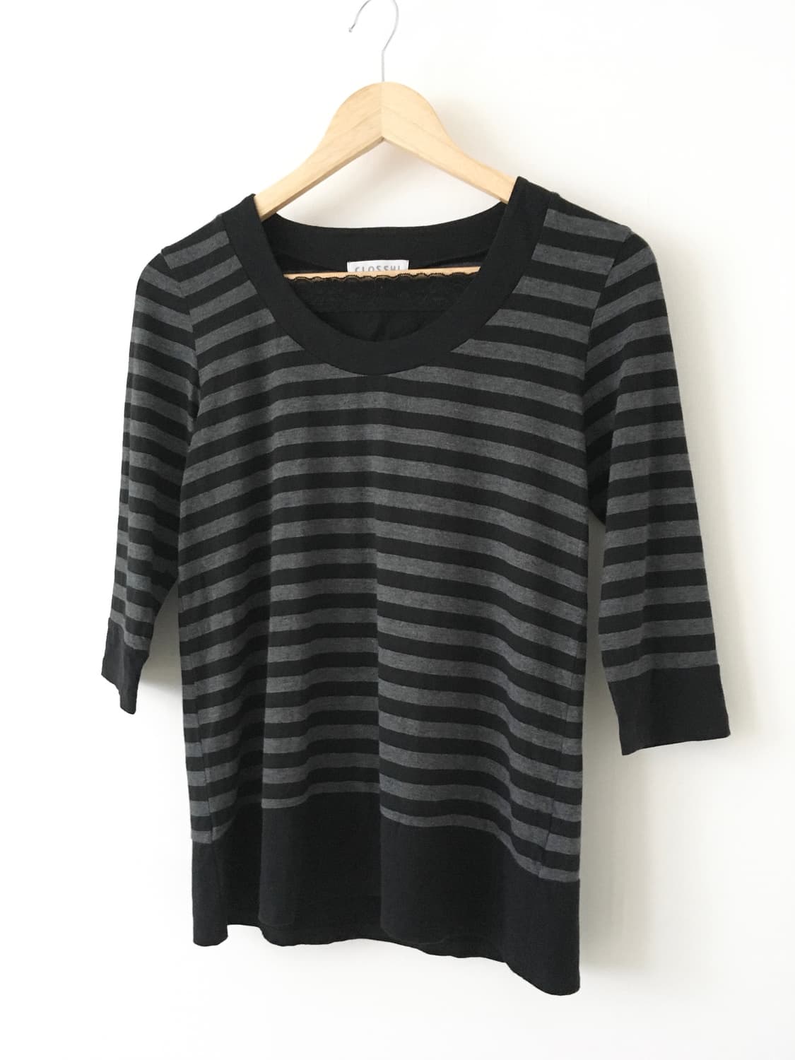 stripe lace top 상품이미지7