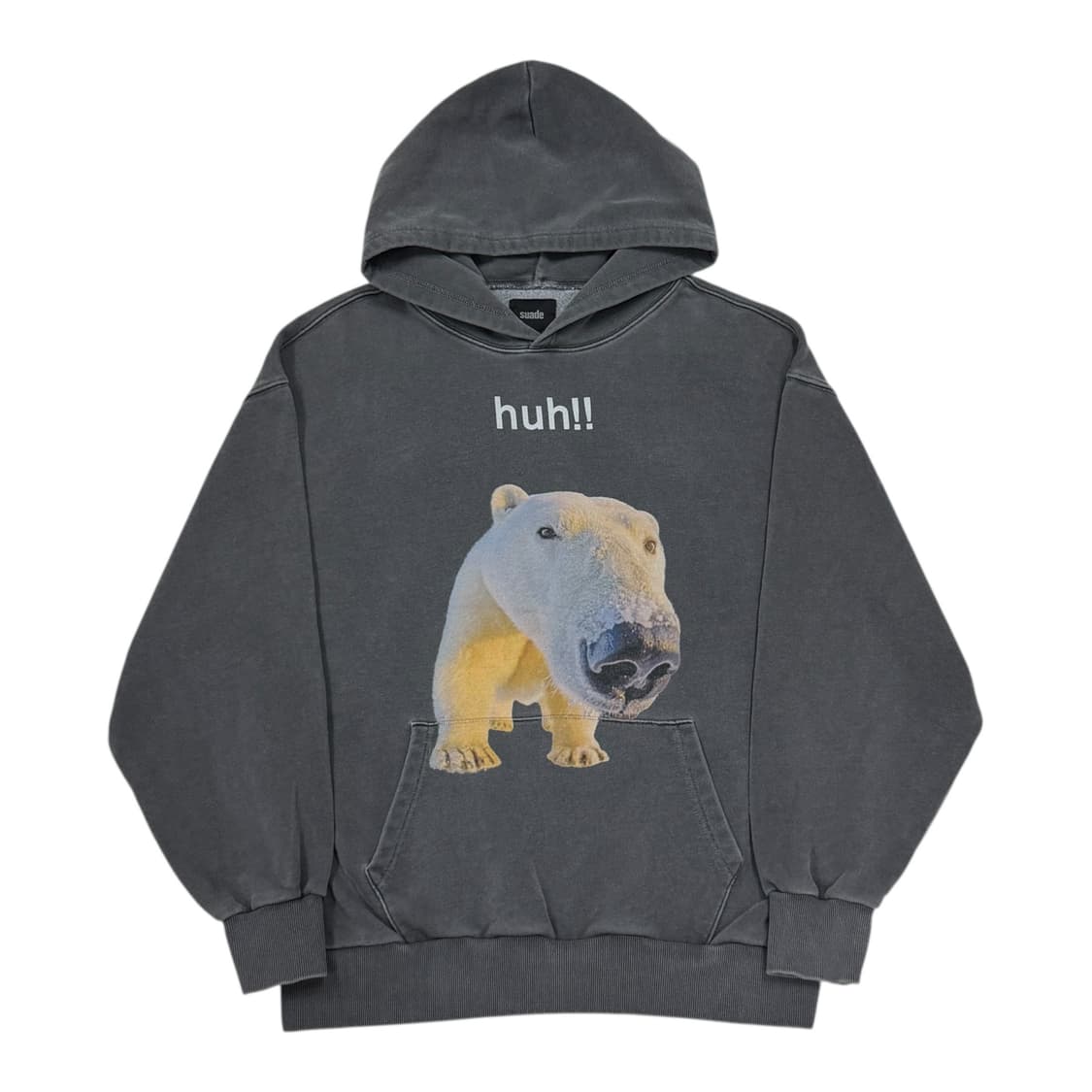 SUADE 스웨이드 허 후드티 피그먼트 M 상품이미지1