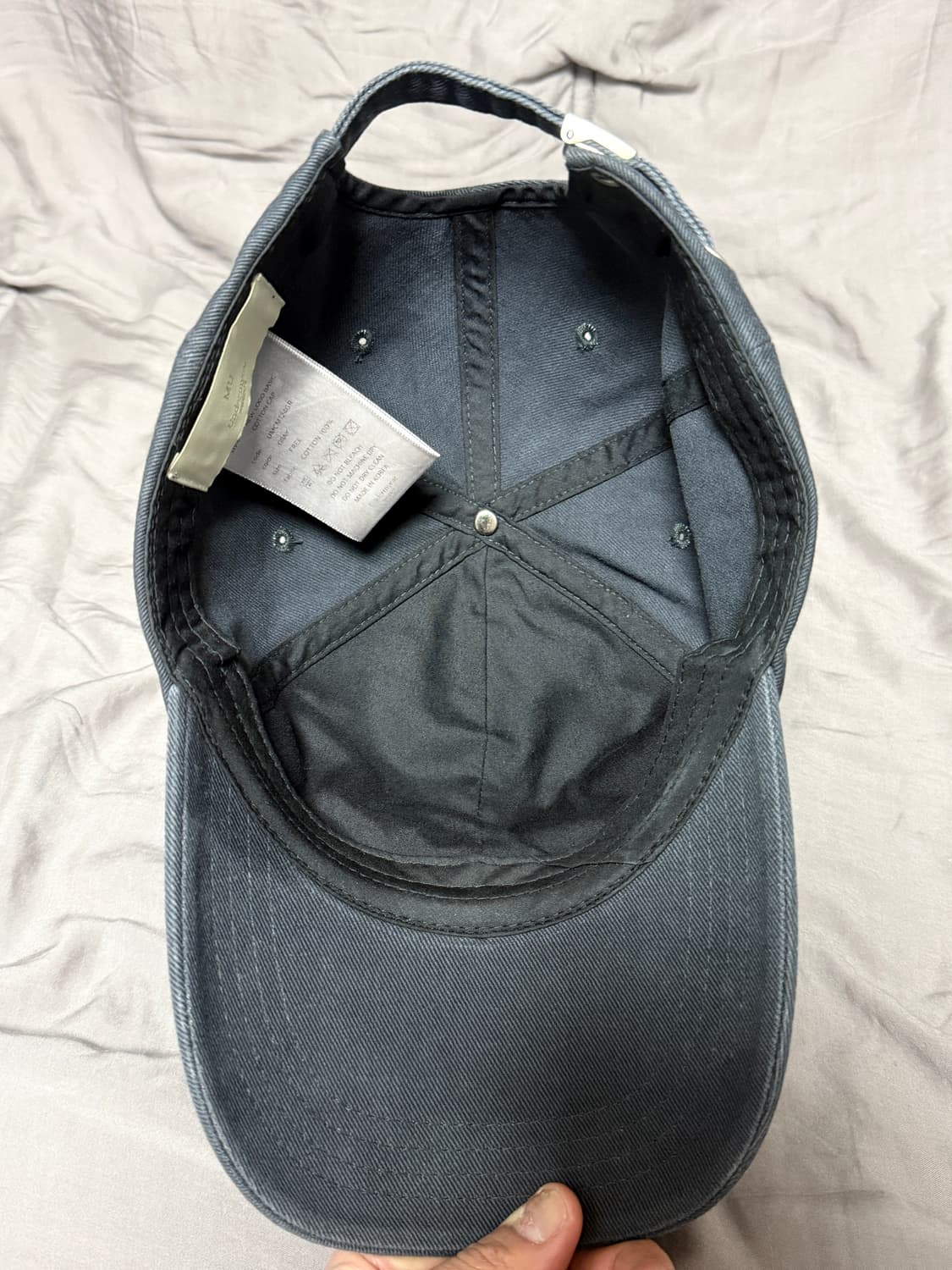 언더마이카 MU.124 뉴로고 볼캡 그레이 상품이미지7