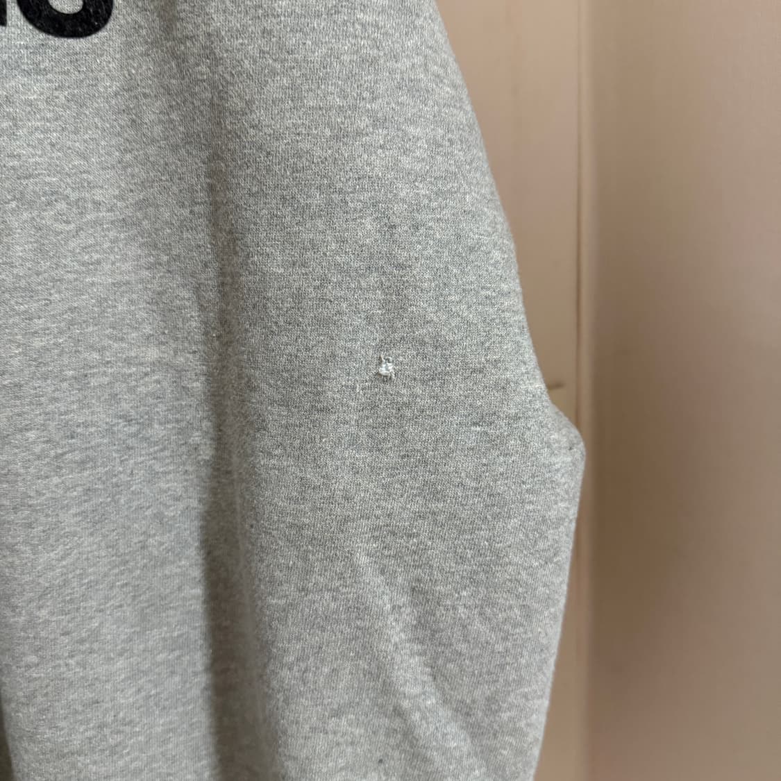 에센셜 후드티 다크오트밀 XL 상품이미지4