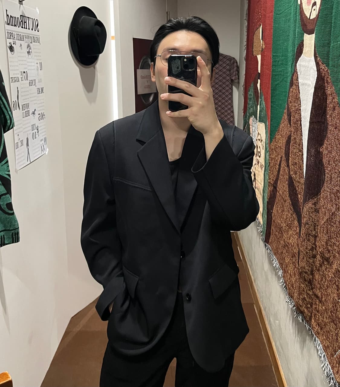 인사일런스 커브드 블레이저 상품이미지1