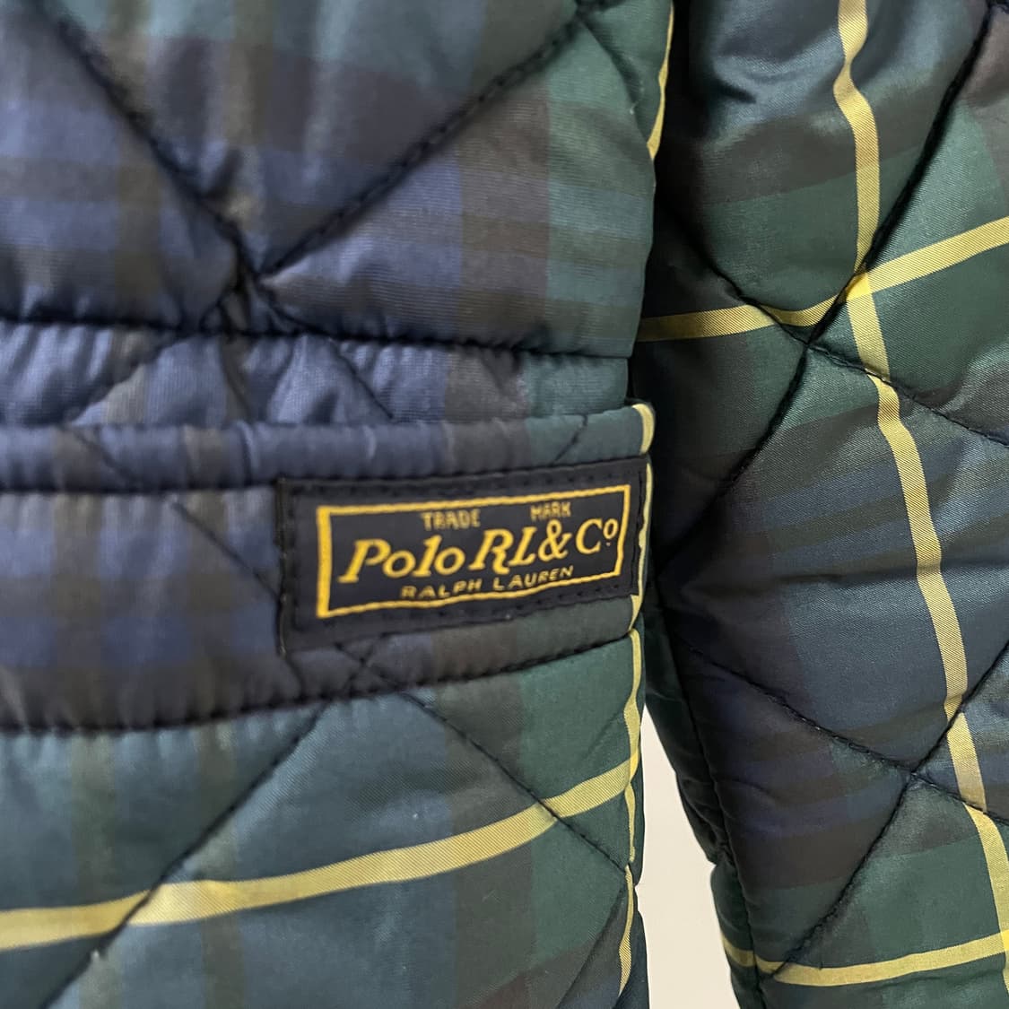 폴로 랄프로렌 타탄 체크 퀄팅 자켓 L12-14(W) 상품이미지4