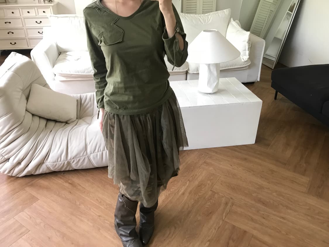 vintage pattern sha skirt 상품이미지8