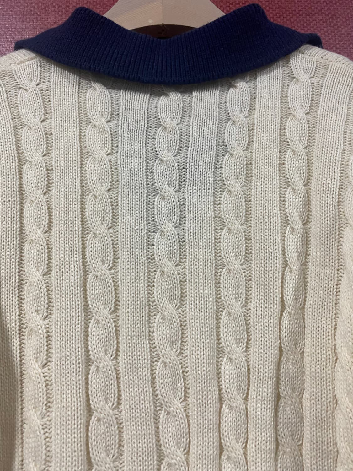 FOUND 케이블 니트 아이보리 상품이미지5