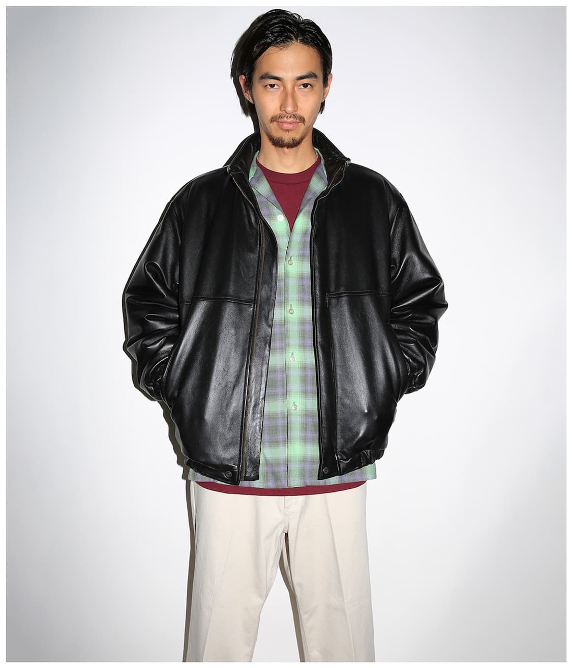 와코마리아 레더 푸퍼 자켓 상품이미지9