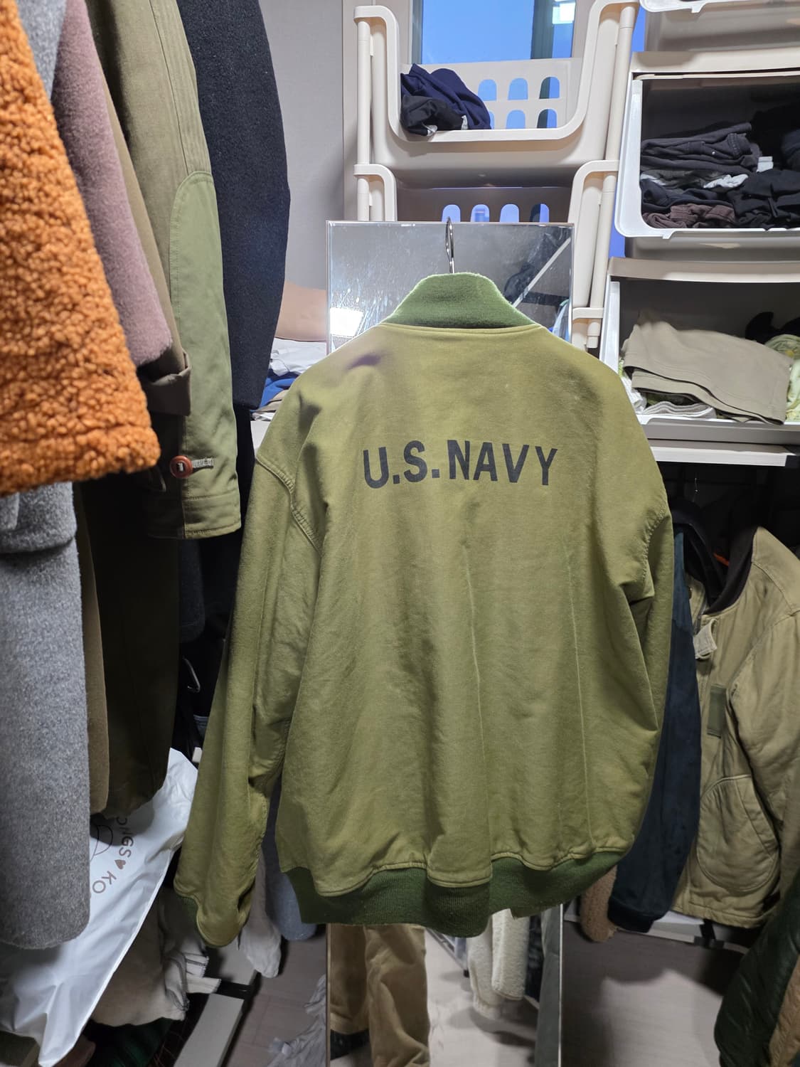 휴스턴 올리브 덱자켓 42 usnavy 탱커자켓 상품이미지2