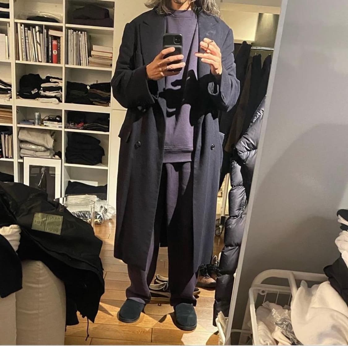 25aw comoli 코모리 캐시미어 더블 체스터 코트 3 상품이미지2