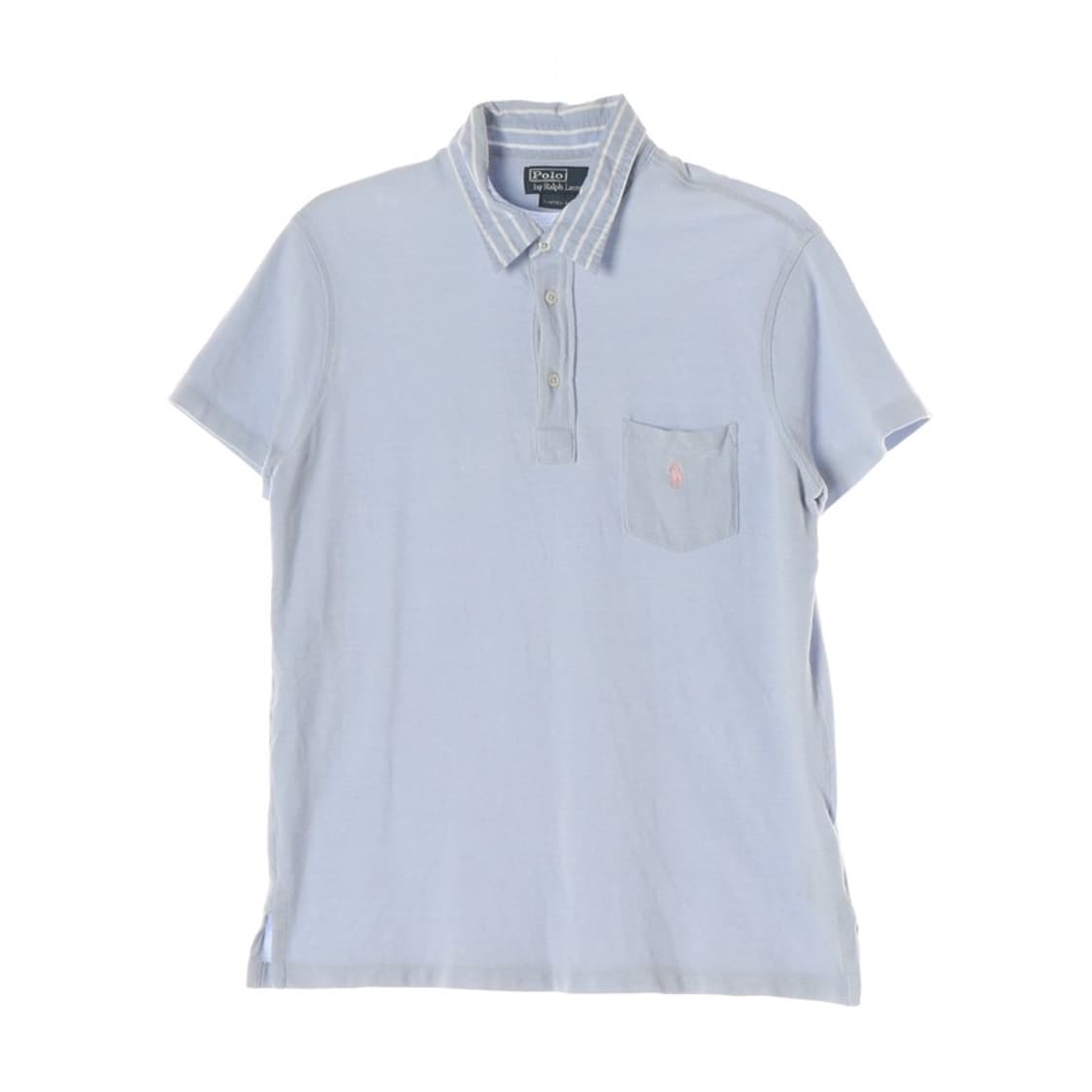 폴로 랄프로렌 스트라이프 칼라 포켓 피케 셔츠 L 상품이미지1