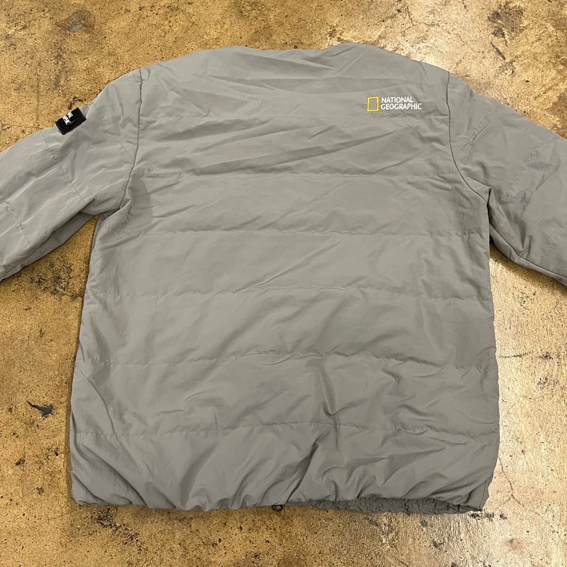 [정품/L] 내셔널지오그래픽 패딩 자켓 그레이 b19 상품이미지4