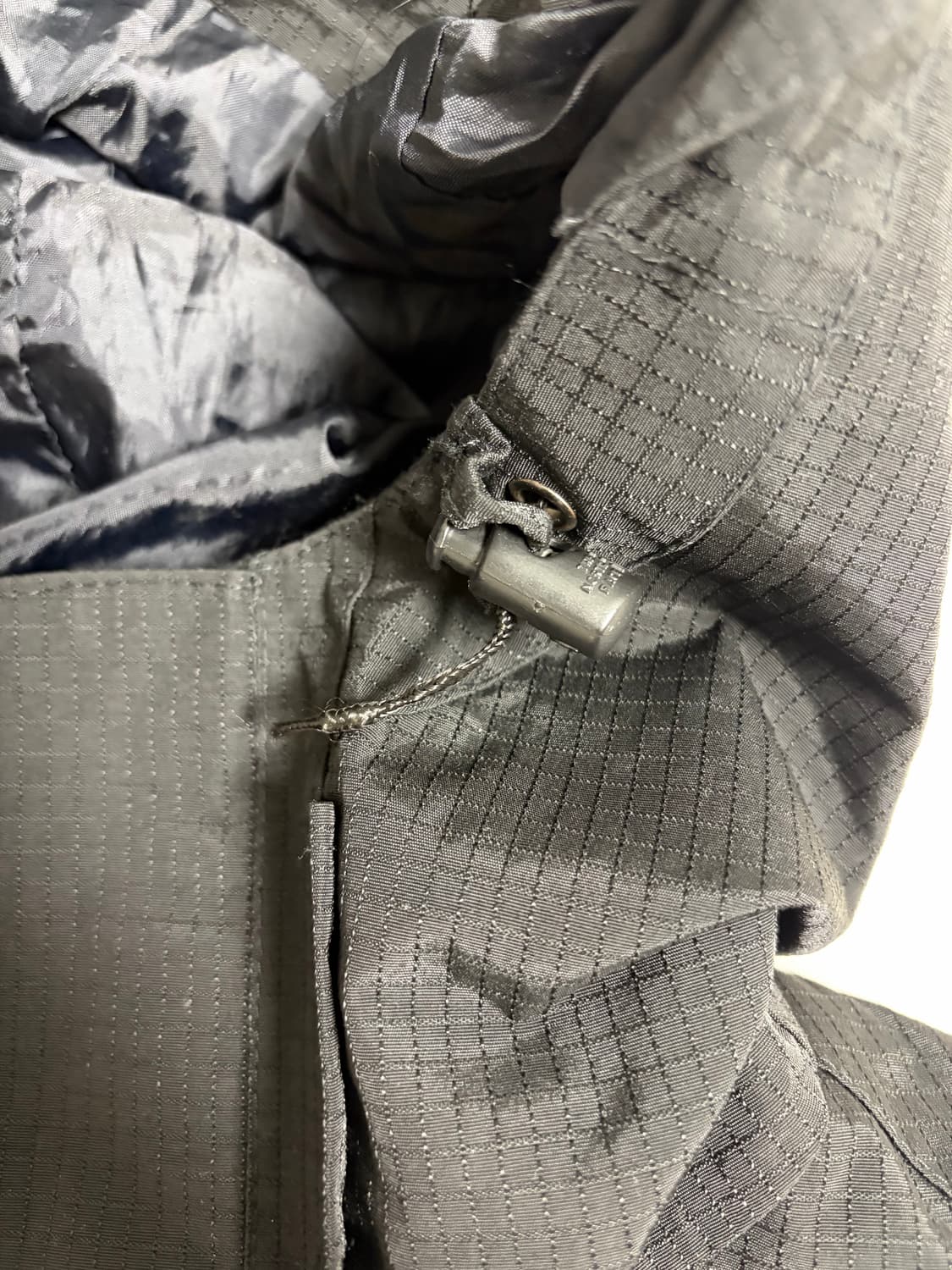 노스페이스 바람막이 고어텍스 써밋시리즈 립스탑 자켓 블랙 m 상품이미지8