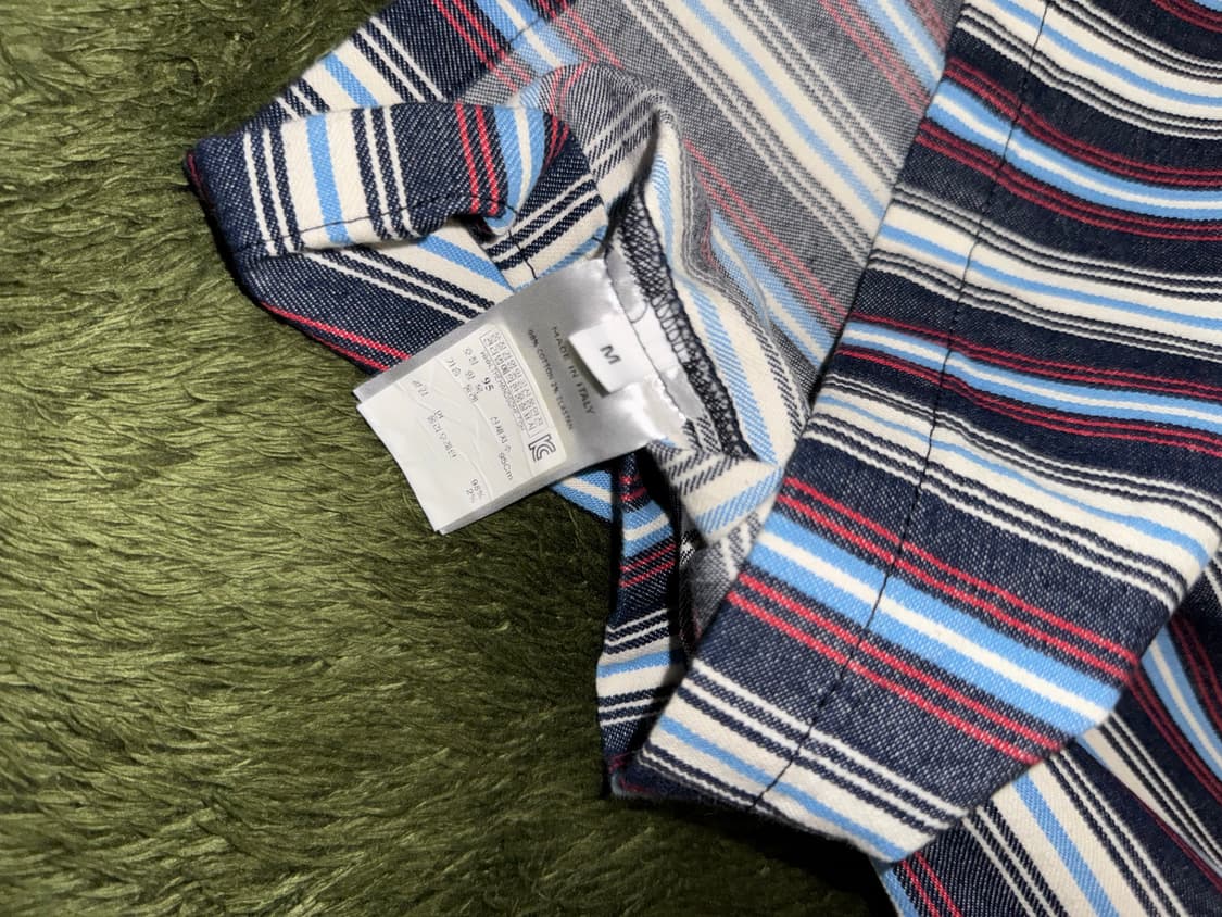 [M] SUNNEI 써네이 스트라이프 슬리브리스 Made In Italy 상품이미지7