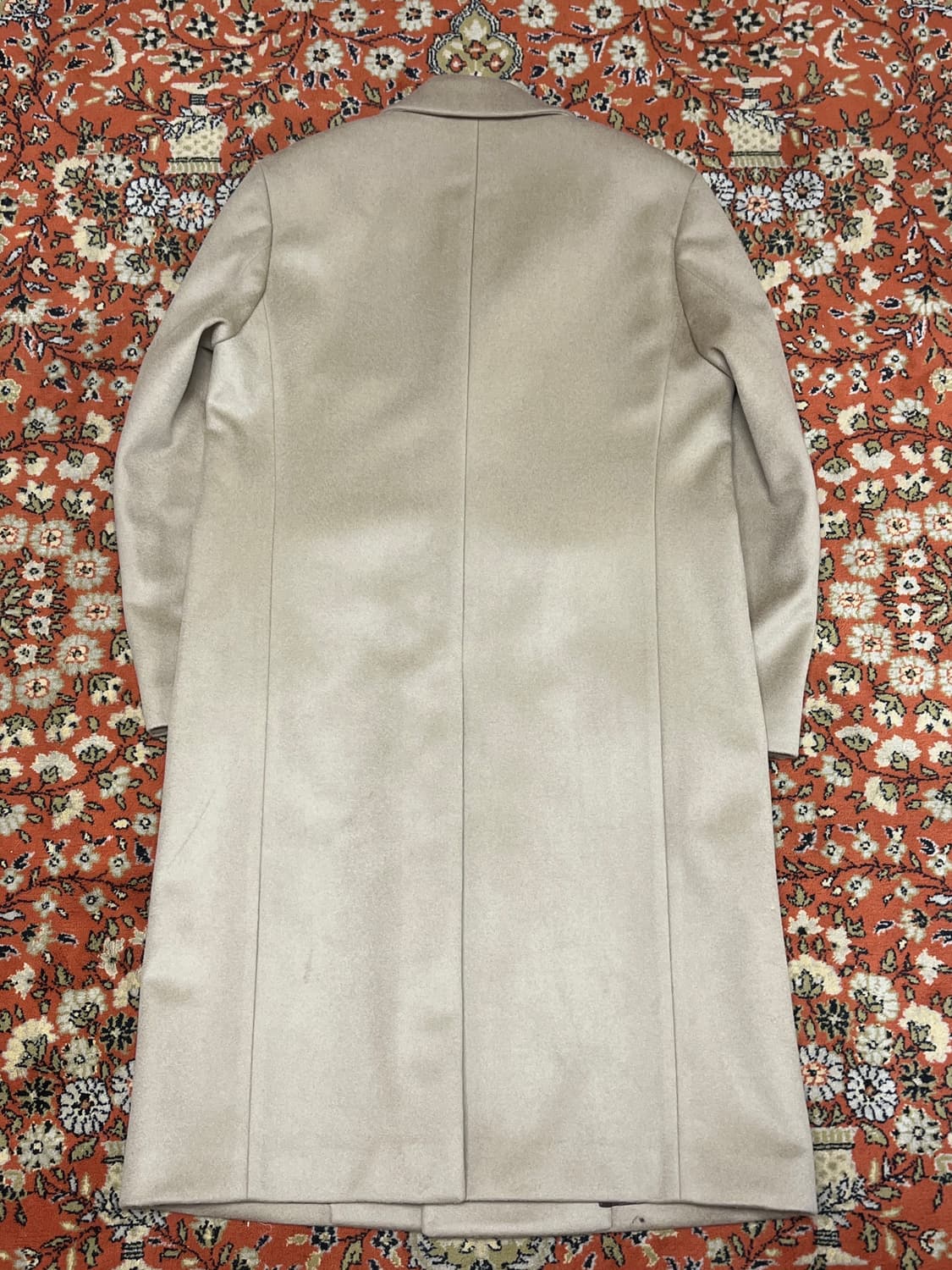 [48] 마마가리 더블 코트 베이지 상품이미지2