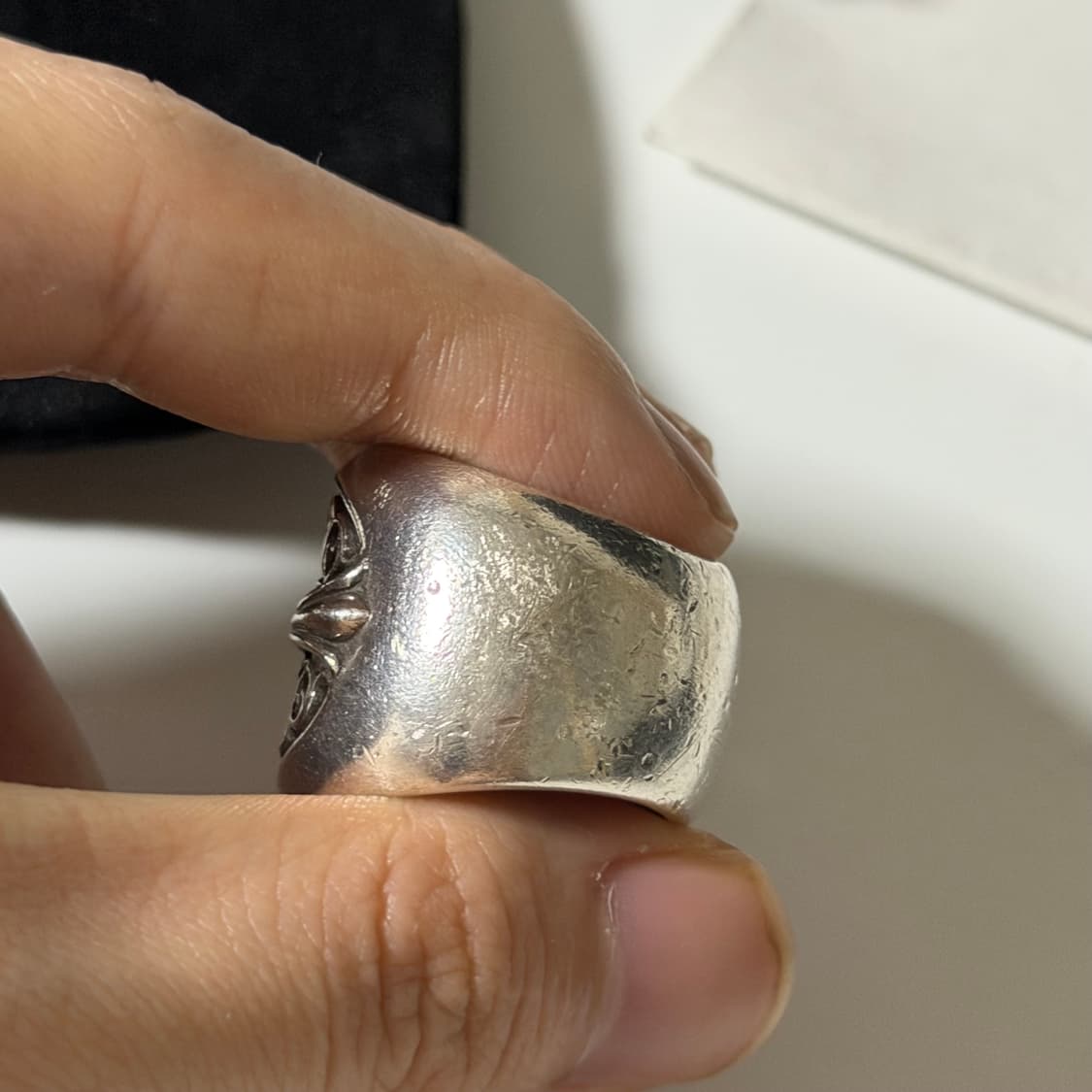 (국내영수증 풀구성)US8.5 (18호) 크롬하츠 클래식 오발링 상품이미지3