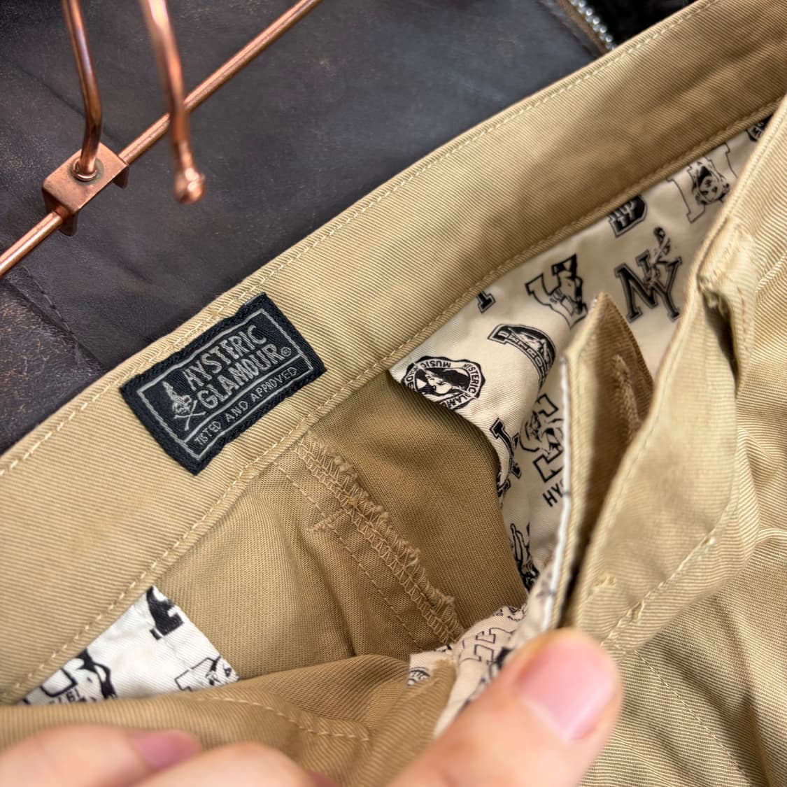 히스테릭 글래머 사이드라인 코튼 팬츠 상품이미지8