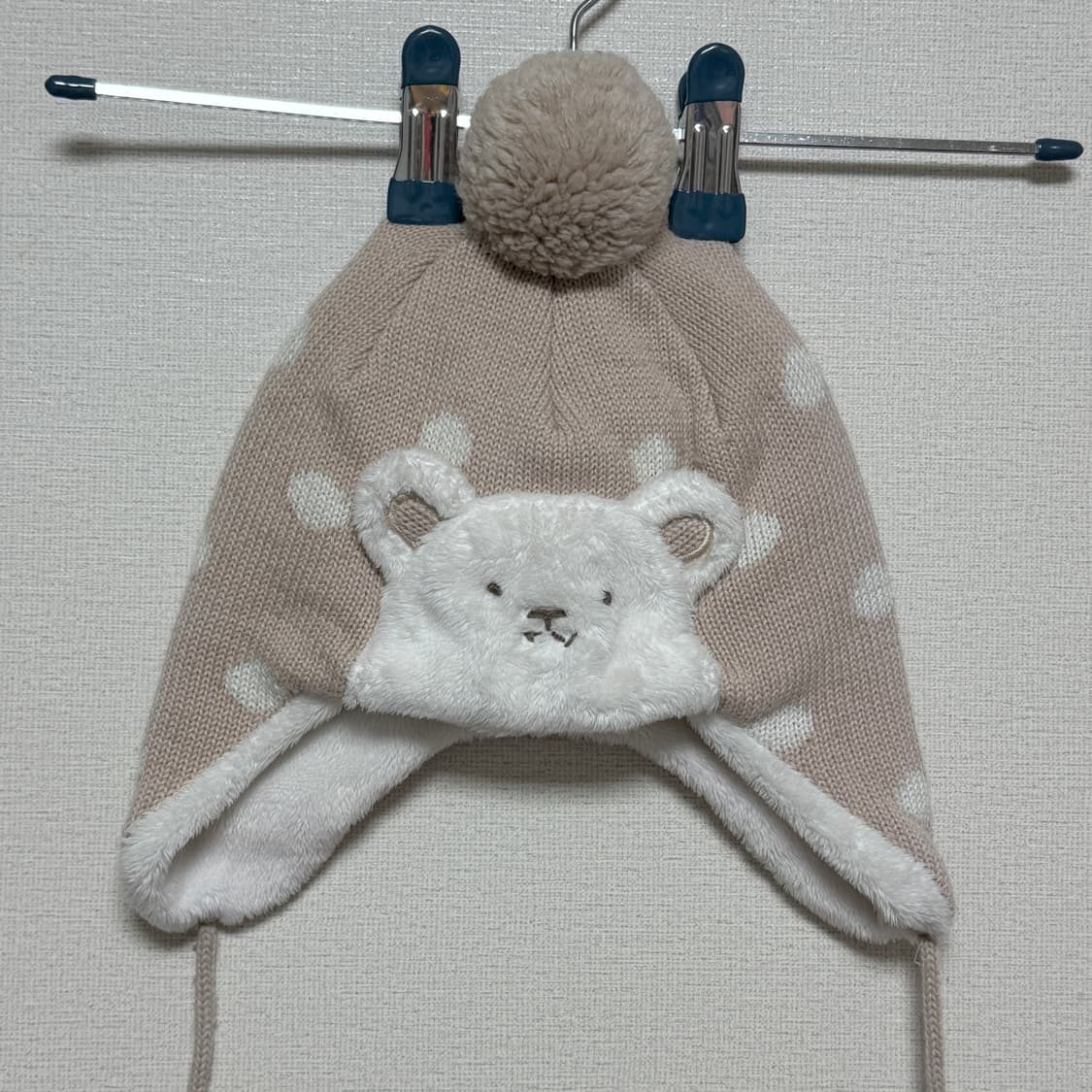 해피랜드 아기 곰돌이 털모자 귀달이 상품이미지1