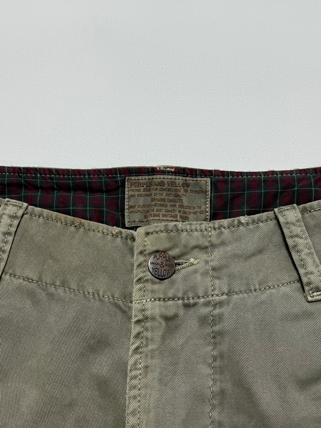 빈티지 디스 디테일 더블니 팬츠  상품이미지4