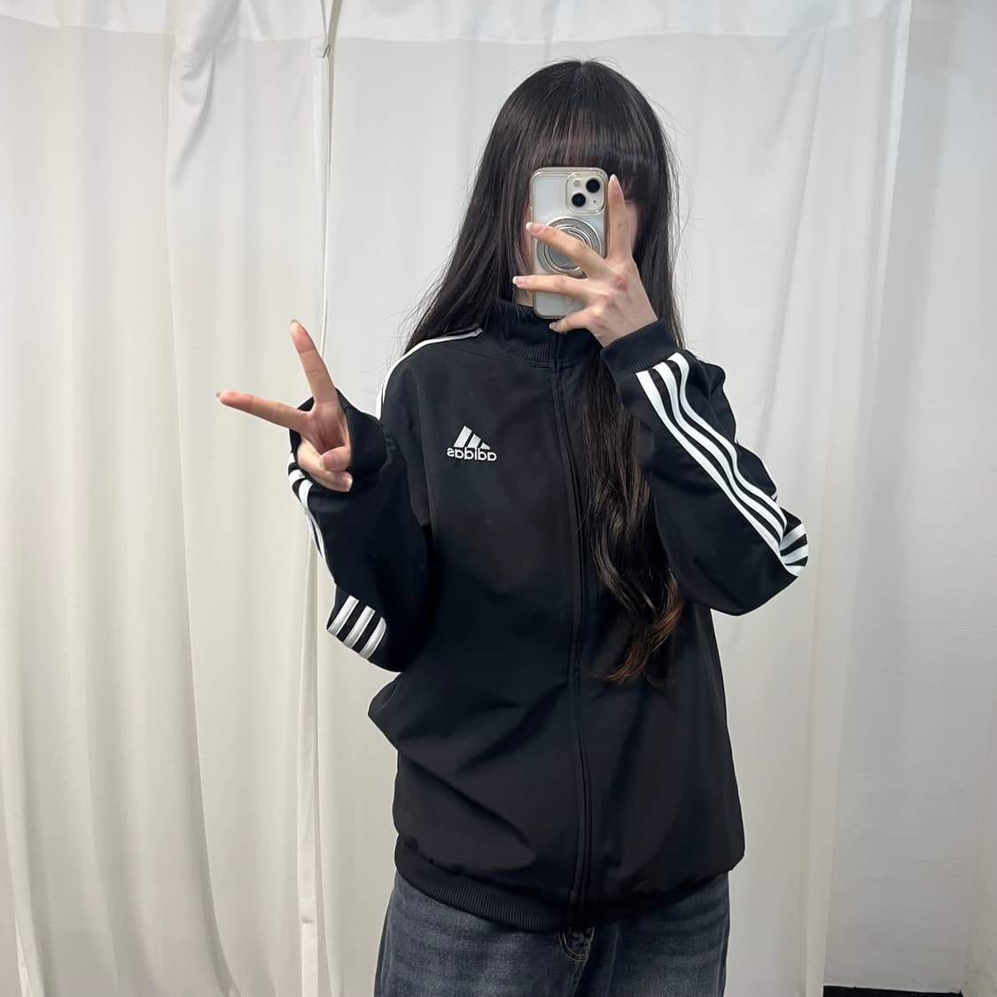 Adidas Black Track Jersey 상품이미지3
