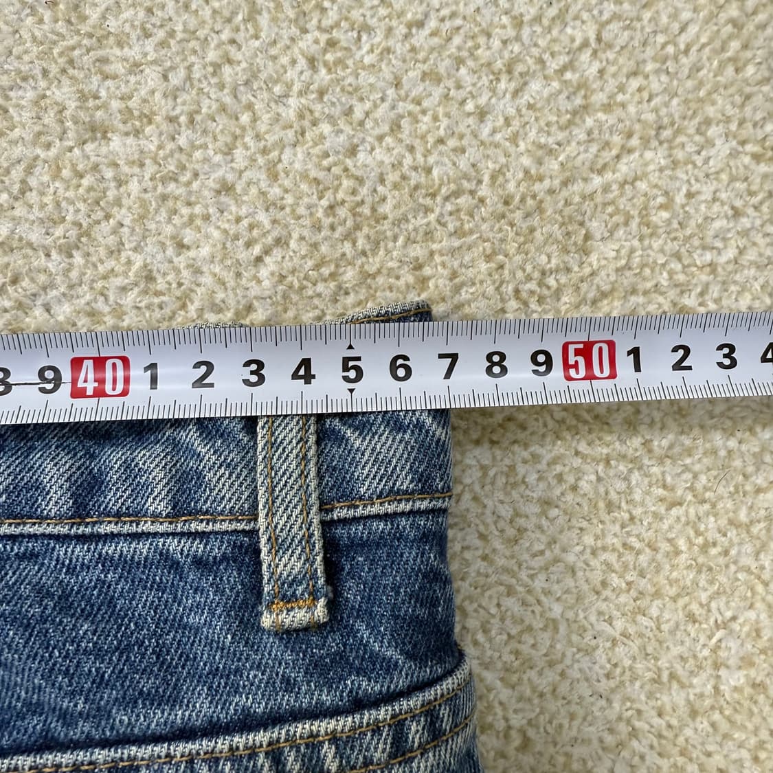 [32] 자라 버튼 디테일 데님팬츠 0107T1 상품이미지6