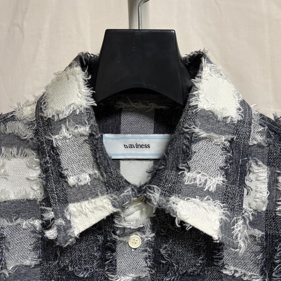 웨이비니스 프린지 테슬 체크셔츠 / 2 상품이미지4