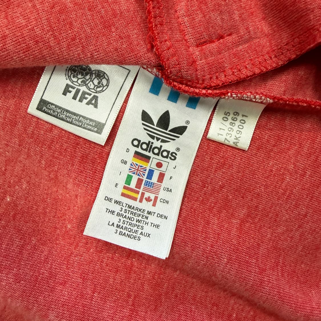 (L)00s 아디다스 Adidas 스페인 트랙탑 져지(레드) 상품이미지3