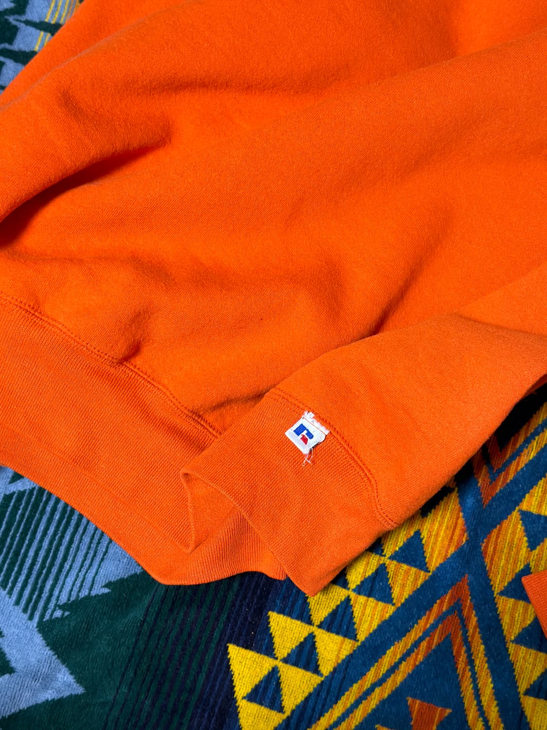 90s Russell Sweatshirt Orange USA 2XL 상품이미지6