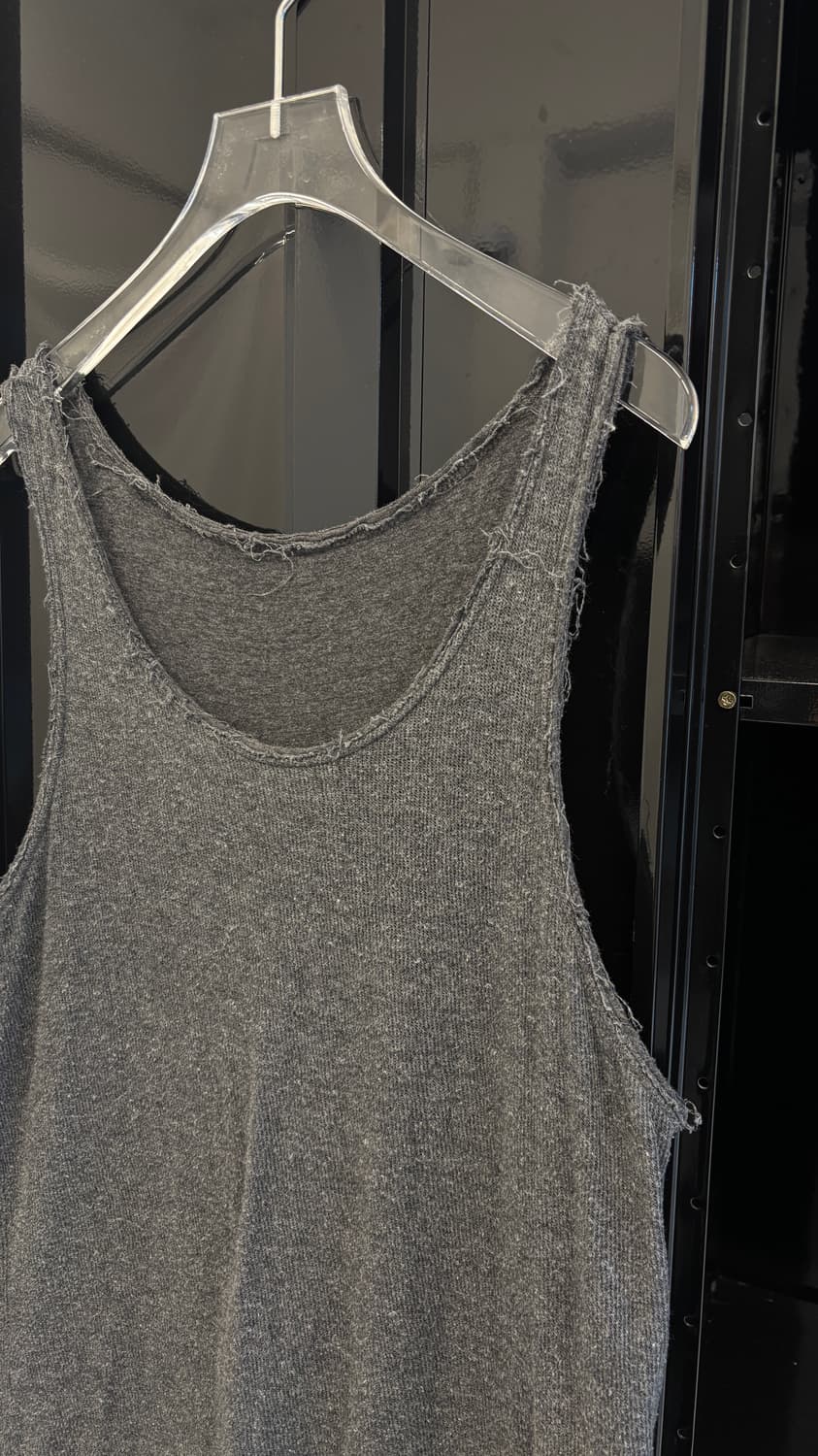 Y’s raw edge knit ruffle dress  상품이미지4