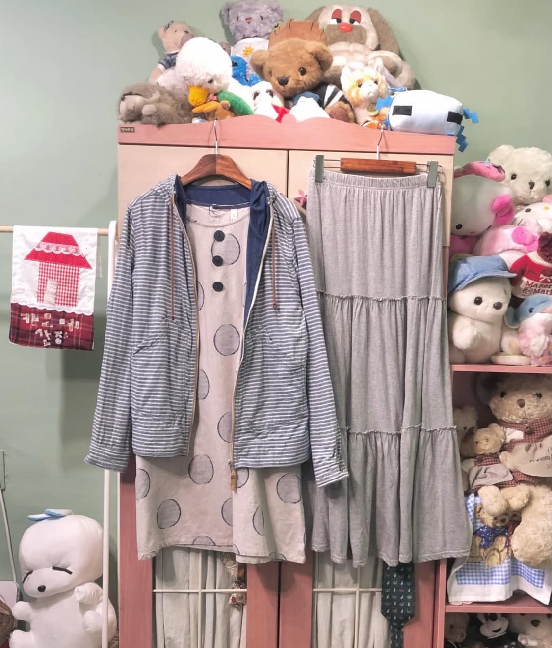 빈티지 모리 하구미 코디 상품이미지1