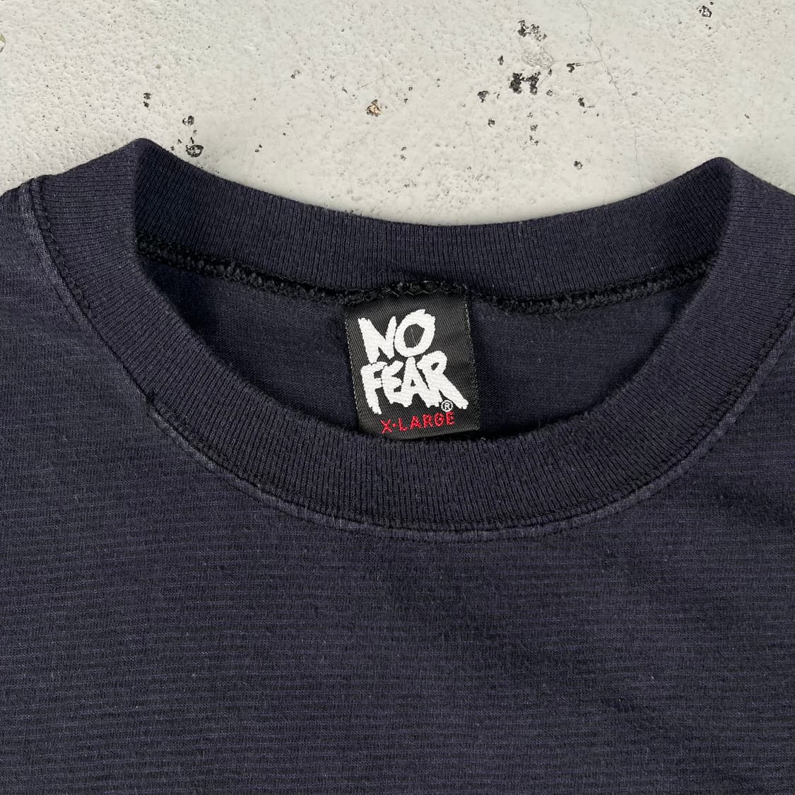 빈티지 No Fear 자수 로고  반팔티 상품이미지3