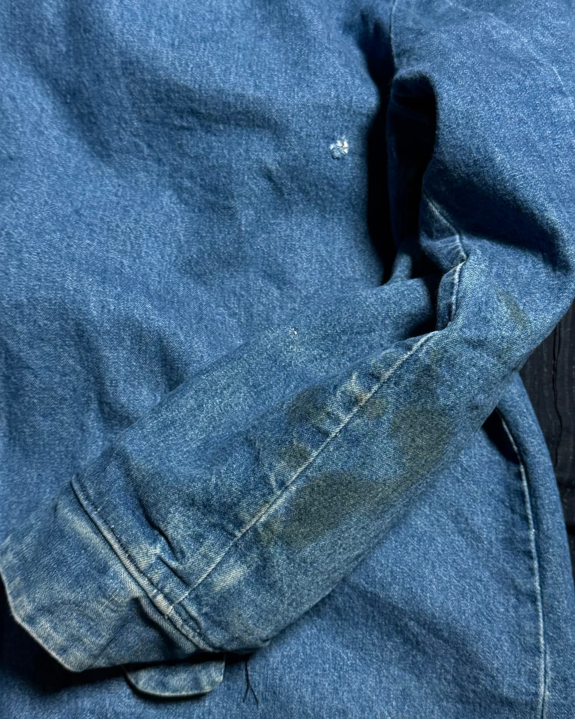 70-80‘s 빅밴 by 랭글러 블랑캣 라인드 데님 초어 자켓 40 상품이미지7