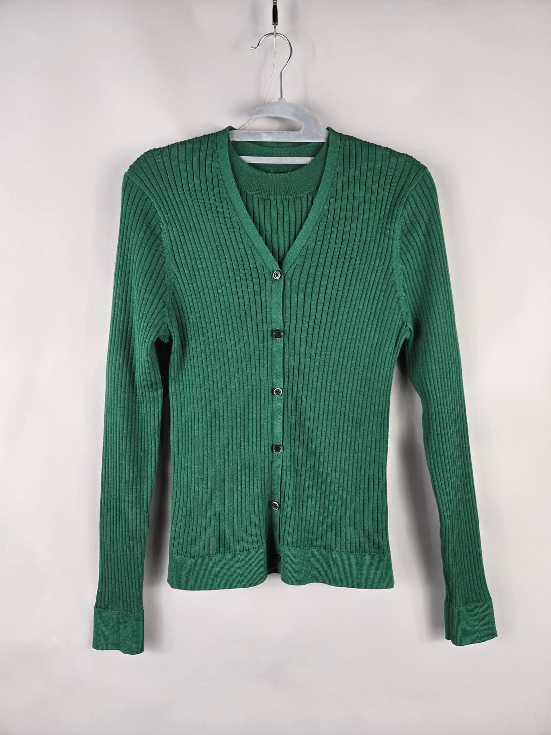 [무료배송]유니클로 XL 울100 니트 앙상블 가디건 니트 세트 셋업 상품이미지1