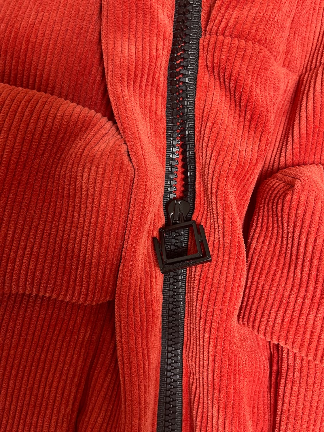 우영미 코듀로이 패딩 오렌지 50 상품이미지3