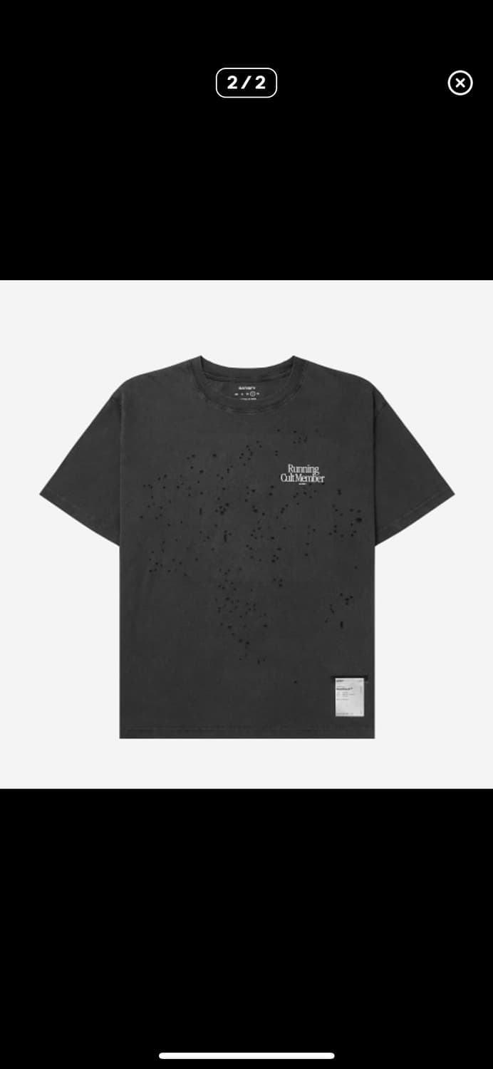 Satisfy Mothtech T-Shirt Aged Black (L) 상품이미지1