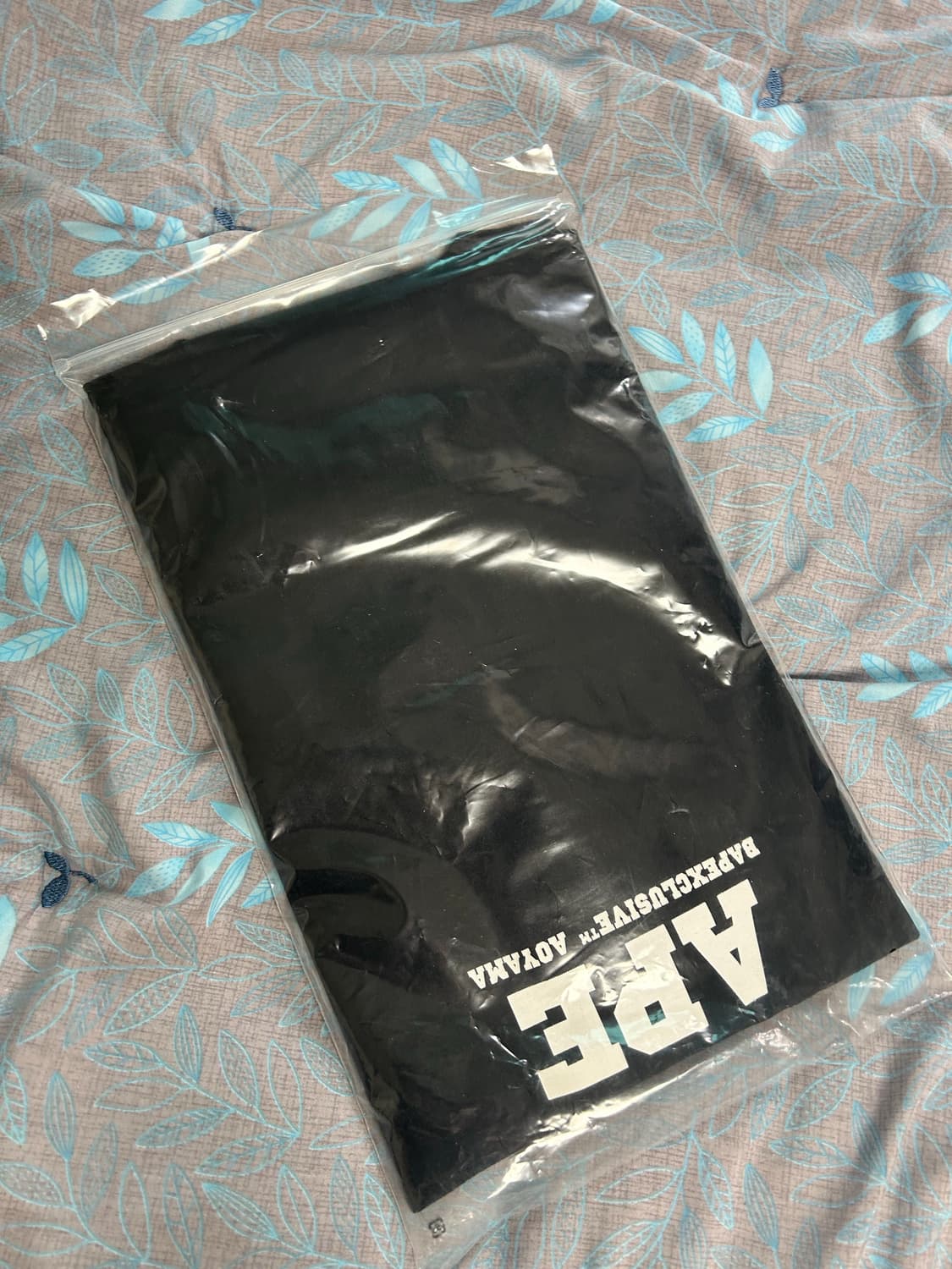 (새상품/S) 베이프 컬리지 아오야마 컬렉션 블랙 상품이미지3