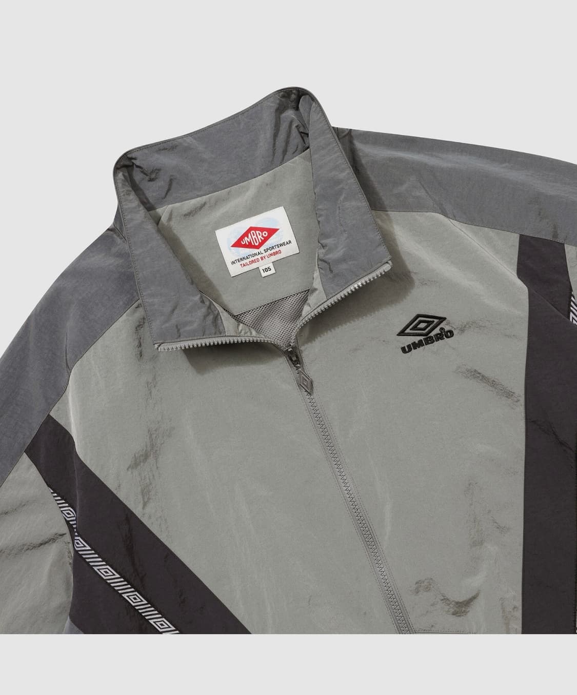 HBL 노팅엄 스탠넥 웜업 바람막이 자켓 / GREY KHAKI 상품이미지4