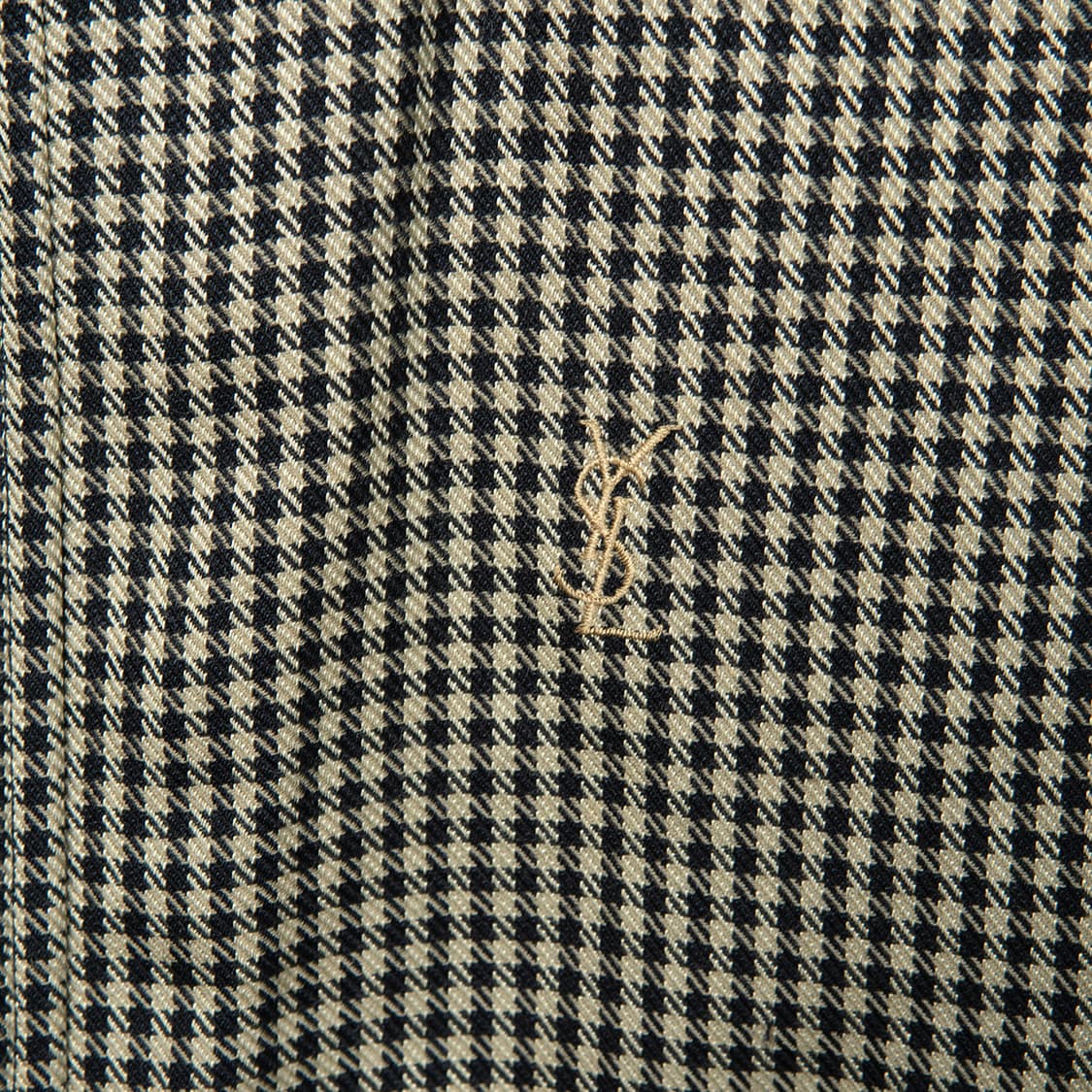 [103] 90s 입생로랑 뿌르옴므 울 실크 하운드투스 블루종  상품이미지4