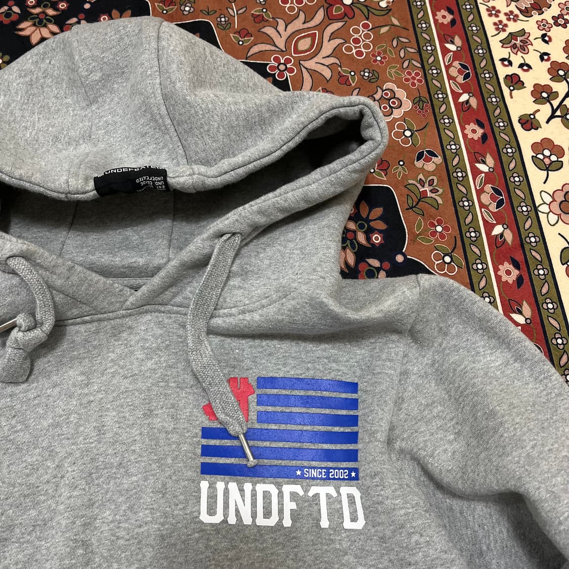 언디피티드 미국 로고 후드티 M/95 상품이미지5
