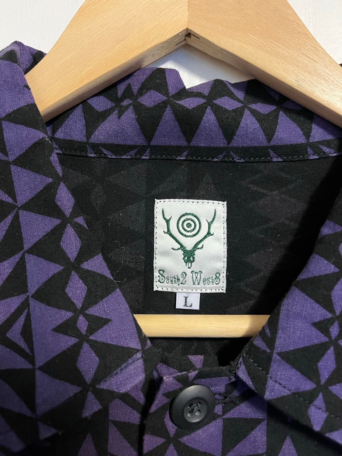 (새상품) south2 west8 플란넬 헌팅셔츠 상품이미지3