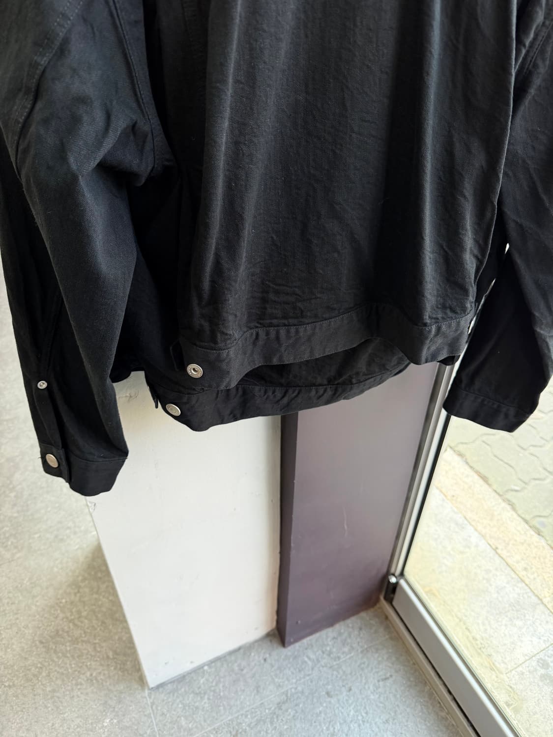 3/ 사카이 20FW 이중 레이어 데미지 데님 자켓 상품이미지9